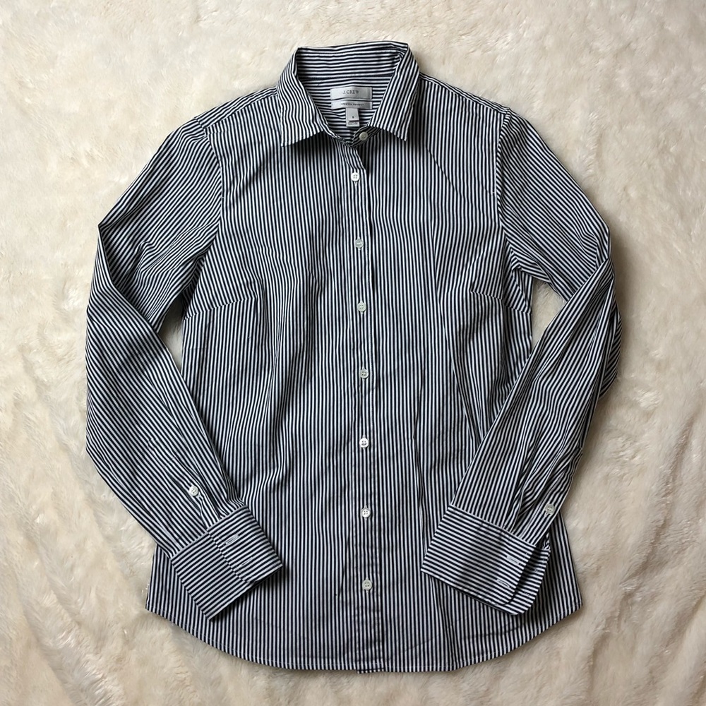J. Crew stretch perfect button up
